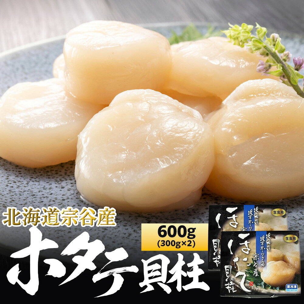 【ふるさと納税】冷凍 ほたて 貝柱 化粧箱入り 300g×2個ホタテ 帆立 刺身 生食用 海鮮 海産物 北海道ふるさと納税 稚内 ふるさと納税 北海道 【配送不可地域：沖縄・離島】