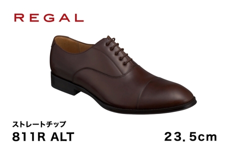 REGAL 811R ALT ストレートチップ ダークブラウン 23.5cm リーガル ビジネスシューズ 革靴 紳士靴 メンズ リーガル REGAL 革靴 ビジネスシューズ 紳士靴 リーガルのビジネスシューズ ビジネス靴