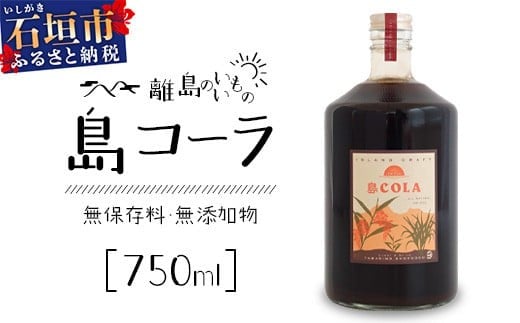 
            島コーラ BIGサイズ【沖縄県 石垣島 コーラ クラフトコーラ ハーブ ウコン スパイス】CS-3
          