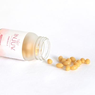 ふるさと納税 御殿場市 コラーゲン・ヒアルロン酸含有健康サプリメント インジュヴ・オメガスリー (1本120粒) |  | 01