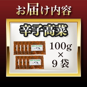 辛子高菜 900g 高菜 辛子 辛旨高菜 炒飯 ラーメン ご飯のお供 高菜 辛子高菜 LC101