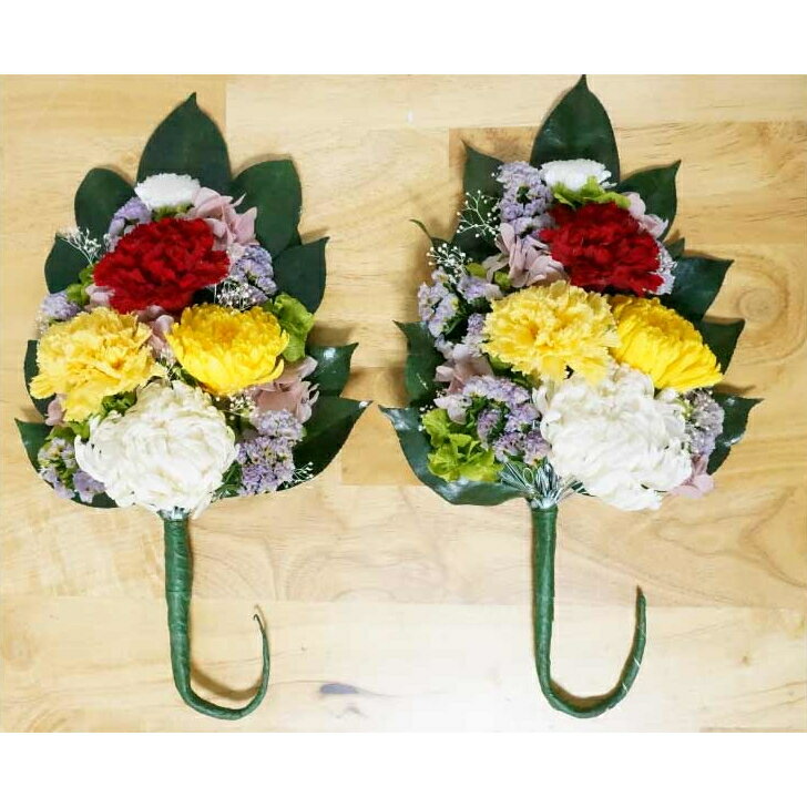 【ふるさと納税】プリザーブドフラワー　仏花一対（ご自宅の花器へ挿込用） プリザーブドフラワー 仏花 お手入れ不要 花 長持ち 水やり不要 挿込用仏花 造花不使用 自然な美しさ 生花加工