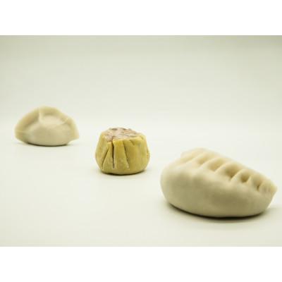 ふるさと納税 諫早市 餃子のかわしもの手作り人気点心3種セット(焼餃子420g、水餃子300g、焼売300g)