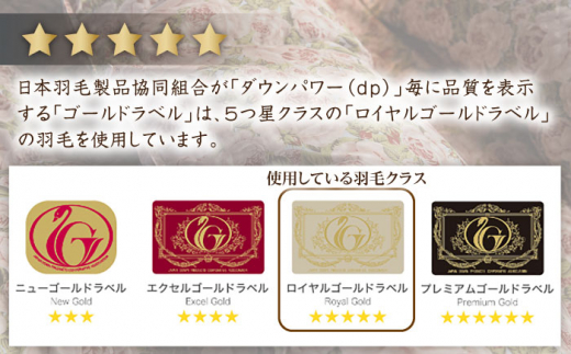 【 糸島 羽毛 ふとん 】羽毛 布団 ローズ ダウン93％【 シングル 】 糸島市 / 株式会社三樹  [AYM001] 本掛け 羽毛布団 冬用