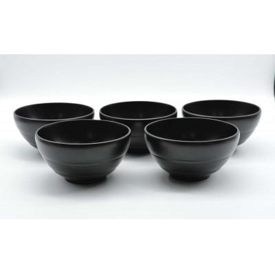 ふるさと納税 高野町 汁椀　墨　5個入り　S-4120