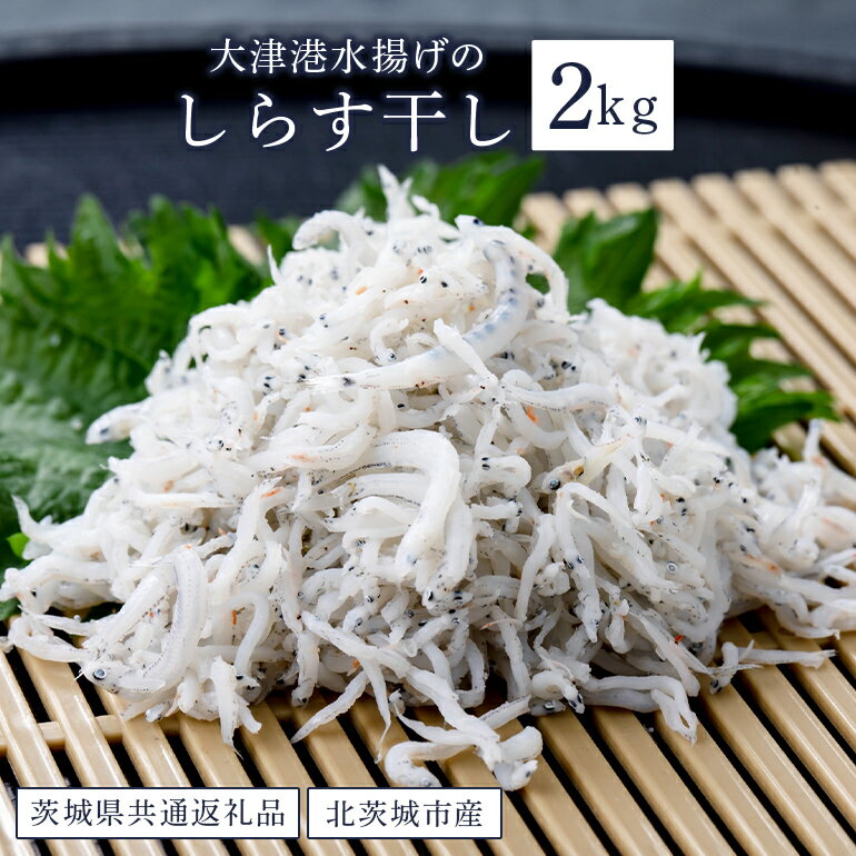 【ふるさと納税】しらす干し 2kg 大津港 水揚げ（茨城県共通返礼品・北茨城市産）