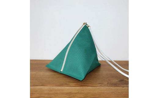 △BAG large　C/#グリーン ヘリンボン