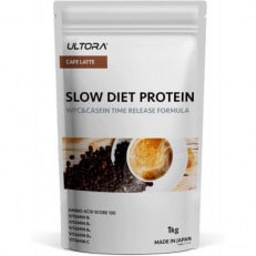 ULTORA スローダイエットプロテイン 1kg カフェラテ風味