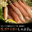 【ふるさと納税】生ズワイ蟹しゃぶ1kg（オホーツク 海産又はロシア産・網走加工）【 ふるさと納税 人気 おすすめ ランキング ズワイガニ ずわいがに ずわい蟹 かに カニ 蟹 ズワイ ずわい ポーション むき身 セット 冷凍 オホーツク 北海道 網走市 送料無料 】 ABAO2168