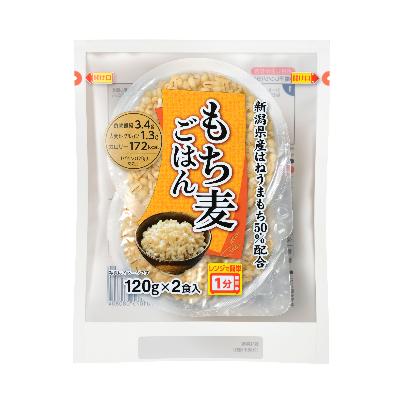 ふるさと納税 小千谷市 越後製菓の「もち麦ごはん」120g×12食 |  | 02