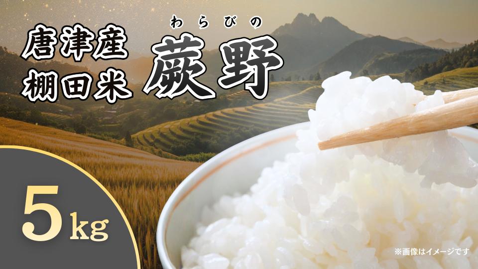 
                  棚田米「蕨野」5kg

                