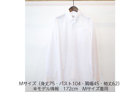 WATAKUMI　白シャツ　BOTTONDOWN（M） No.053