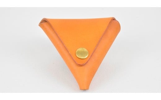 【minca】 栃木レザーの三角コインケース小 小銭入れ コンパクト 小さめ/Coin purse 01/キャメル　469【雑貨 ファッション 人気 おすすめ 】