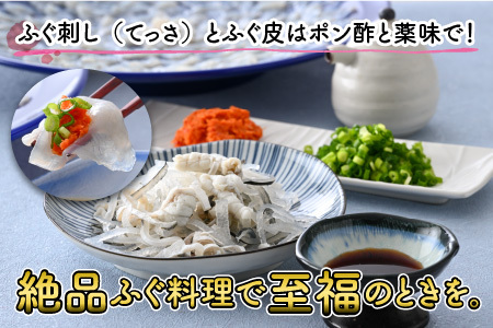 【先行予約】【着日指定】 【冷蔵でお届け】 若狭ふぐ てっさ セット 4人前【2024年9月より順次発送】 [C-005003] 