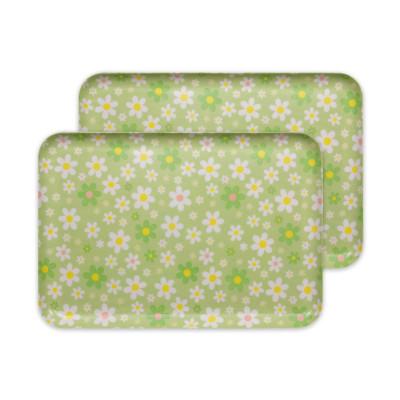 ふるさと納税 和歌山市 STトレー L 39cm マーチ グリーン 2枚セット 食洗機対応のトレー