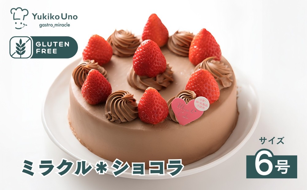 
                  【むしやしない】ミラクル＊ショコラ 6号｜京都 アレルギー対応ケーキ 人気シリーズ［ 卵・乳・小麦不使用 動物性食品不使用 皆で楽しむケーキ グルテンフリー おすすめ チョコレートケーキ ホールケーキ スイーツ お取り寄せ 通販 ふるさと納税 ］
                
