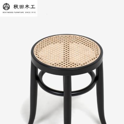 ふるさと納税 湯沢市 【秋田木工】スツール「No.209-R」　艶消しブラック塗装[P7401-2] |  | 01