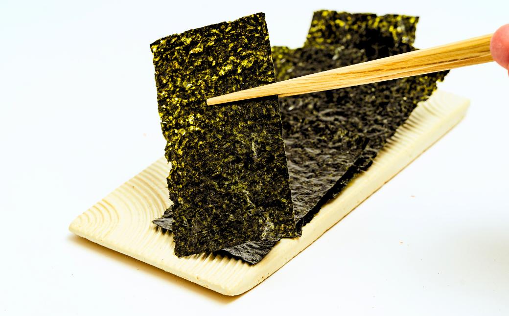 味のり「彩」| 味のり のり 海苔 彩 新芽 おにぎり ごはん おかず 味付 海苔 宇部沖 48枚 板のり 6枚 8本 新鮮 風味豊か 特産品 手作り 贈答用 伝統食 山口県 宇部市