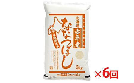 ななつぼし精米 北海道産 ななつぼし【5kg】【定期便6回】