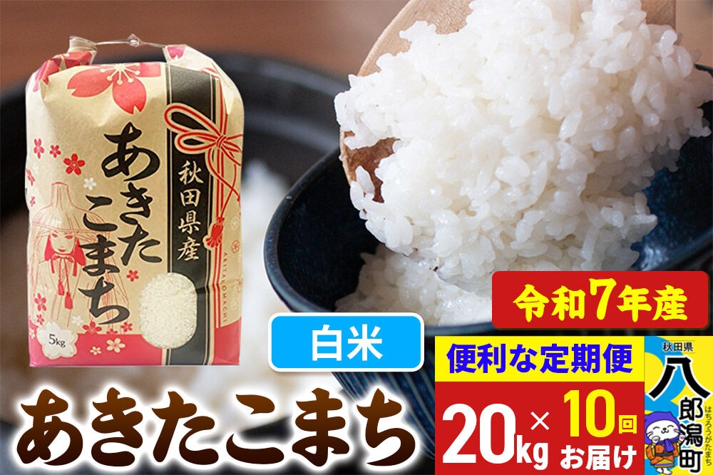 
                  《定期便10ヶ月》 あきたこまち 20kg【白米】令和7年産 秋田県産 こまちライン [こまちライン あきたこまち ブランド米 お米 白米 精米 米どころ 秋田 秋田県産]
                