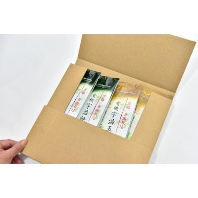 ふるさと納税 宇治田原町 有機宇治茶味わいセット　有機宇治玉露　有機宇治緑茶(上煎茶)80g×各2本 |  | 01