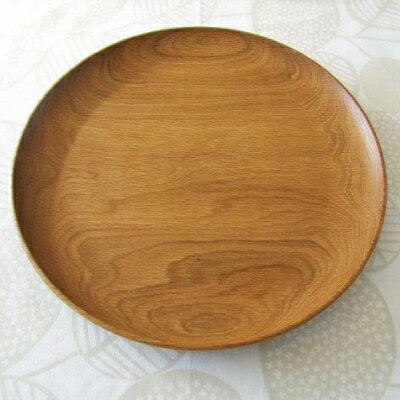 【ふるさと納税】十勝の樹々のうつわ 天然木製 ワンプレート 30cm 工芸品 雑貨 日用品 器 食器