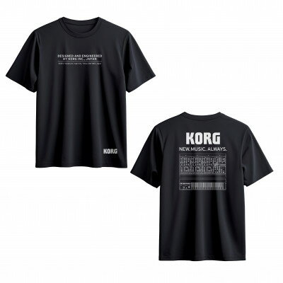 【ふるさと納税】コルグ プレミアムTシャツ アナログシンセ/Backプリント(Mサイズ)【1658431】