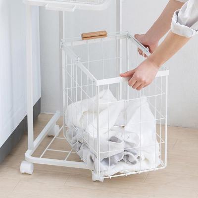 ふるさと納税 角田市 ランドリーバスケットワゴン2段　LBW-452　ホワイト |  | 01