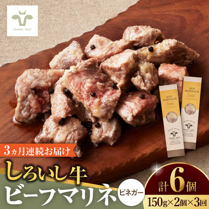 【ふるさと納税】【レビューキャンペーン実施中】【牧場直送】【全3回定期便】味付肉ビーフマリネ ビネガーマリネ2個 / 希少部位 ブランド牛 和牛 黒毛和牛 / 佐賀県/有限会社佐賀セントラル牧場[41ASAA185]