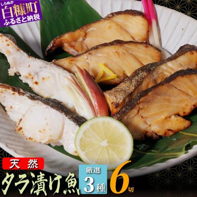 ふるさと納税 白糠町 タラの漬け魚　600g(100g×6切)