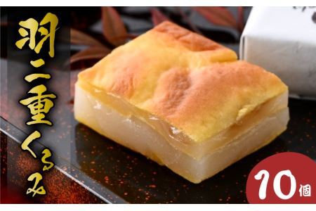 羽二重くるみ 10個入り 【ランキング最高1位！人気の返礼品です！】 [A-032007]