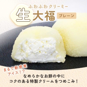 ごろごろ豆大福 ふわふわクリーミー生大福プレーン 各6個入り【豆大福 生大福 大福 餅 スイーツ あんこ クリーム おやつ 手土産 メディア掲載 お取り寄せ ギフト グルメ 贈答 冷凍 亀印製菓 茨城