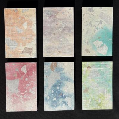 ふるさと納税 中野市 箔アートプレート　小サイズ6枚選-1