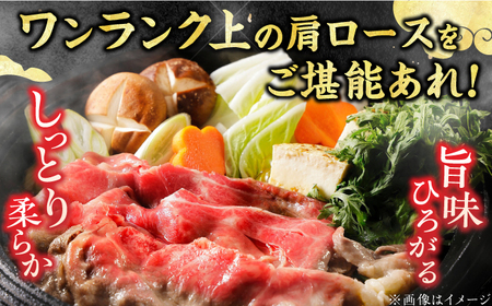 【10回定期便】肩ロース薄切り 1kg / 牛肉 ロース [AFBV073]