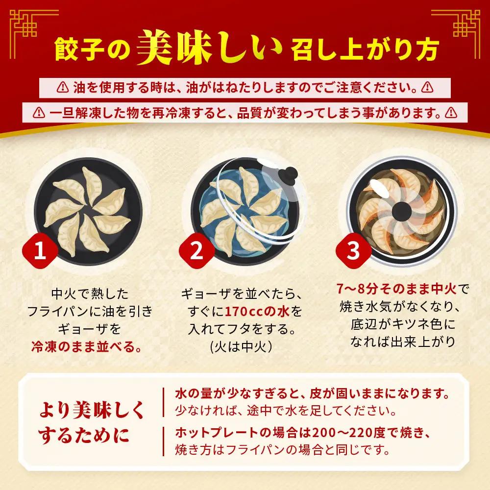 【ラーメン横綱】横綱の餃子はニンニク不使用! ぴり辛餃子＆黒豚餃子10パックセット(各5パック)