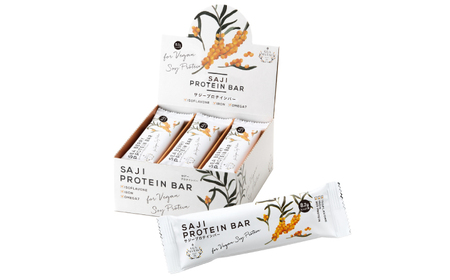 【3回定期便】シーベリープロテインバー 1箱 シーベリーとソイプロテインの低糖質バー 動物性不使用 保存料不使用 毎日の栄養バランス サジープロテインバー 豆 栄養食 朝食 岐阜市/宝島ジャパン[AN