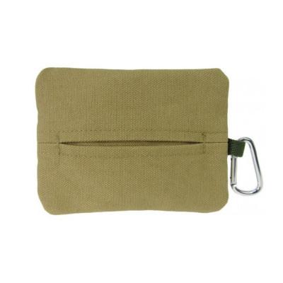 ふるさと納税 加東市 帆布工房　ティッシュ入れ付きポーチ(ダークレッド)　約10×13cm |  | 01