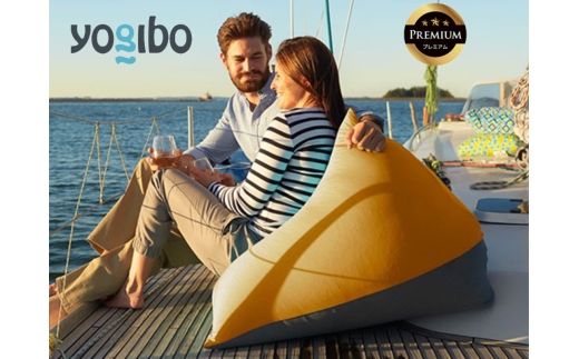 Yogibo Zoola Pyramid Premium（ヨギボー ズーラ ピラミッド プレミアム）サンシャイン【ビーズクッション ビーズ 座椅子 椅子 クッション ビーズソファー ビーズソファ 新生活 プレゼント インテリア 家具 ベッド ゲーム】