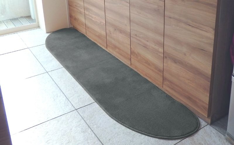 diw0189 北欧風キッチンマット ラグマットタイプ 45×270cm ゆりかご型 スチール 抗菌防臭 SEK 織人しきもの屋工房