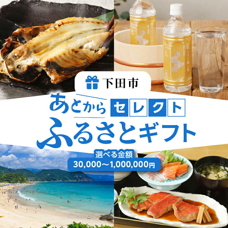 【ふるさと納税】 あとからセレクト 【ふるさとギフト】 あとから選べる ギフト券 金目鯛 干物 宿泊券 旅行 温泉 リゾート チケット 寄附3万円～100万円相当 静岡県 伊豆 下田