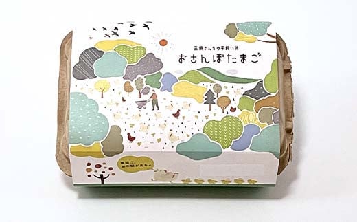 三浦さんちの平飼い卵 おさんぽたまご 計24玉 伊達市 福島県 国産 養鶏場直送 卵 たまご 玉子 生卵 鶏卵  ゆで卵 たまご焼き 目玉焼き 朝食 タマゴ 食品 F20C-950