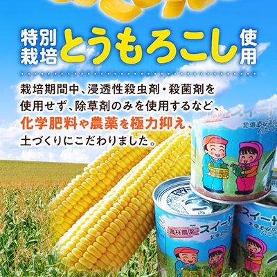 あびらのスイートコーン缶　24個入り　2025年収穫分【1031862】