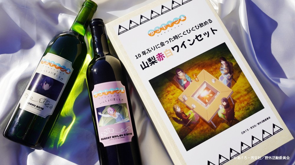 『ゆるキャン△』10年ぶりに会った時にぐびぐび飲める山梨赤白ワインセット（SKY） B15-720