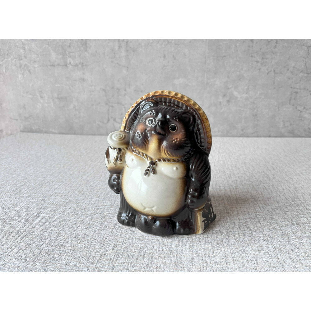 【ふるさと納税】信楽焼　たぬき貯金箱 16cm | 食器 テーブルウェア 日用品 クラフト 民芸 人気 おすすめ 送料無料