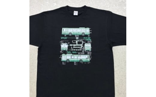 金剛バス　レガシーTシャツ　XLサイズ(ブラック)【1688648】