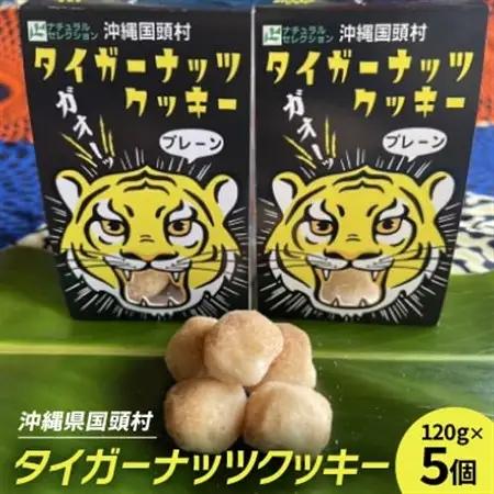 グルテンフリー クッキー プレーン味 国産タイガーナッツ 120g×5個 ちんすこう【1581053】