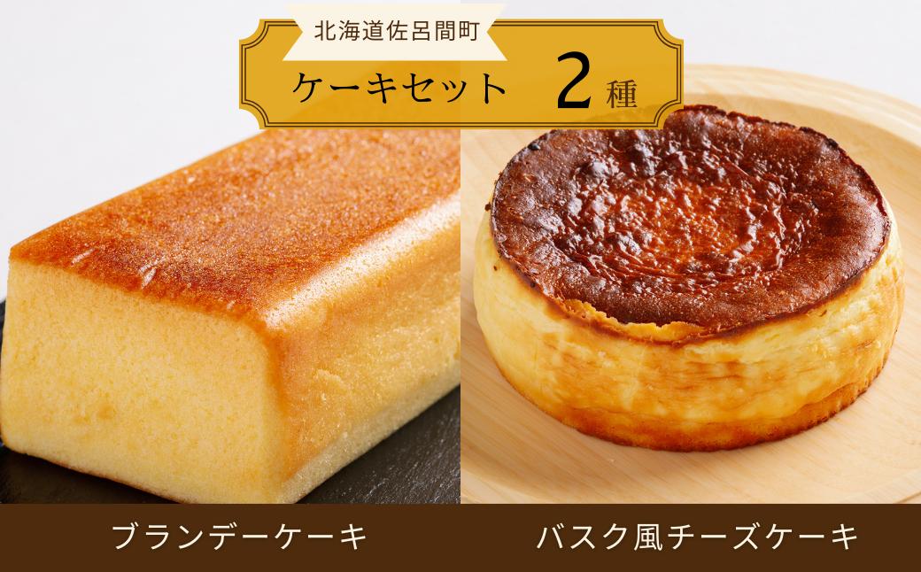 2種のケーキセット（ブランデーケーキ・バスク風チーズケーキ） SRMJ049