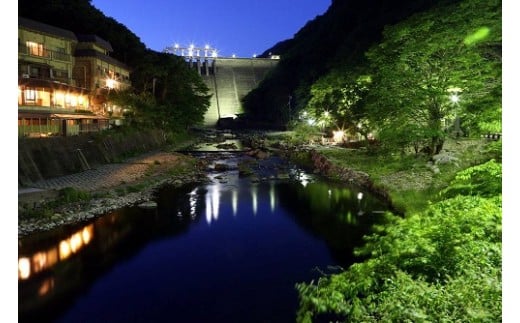 【ふるさと納税】 3つの旅館から選べる 湯原温泉郷ペア宿泊券【デラックスコース】 （1泊2食付きプラン 平日限定） 岡山県真庭市 旅行 チケット 観光