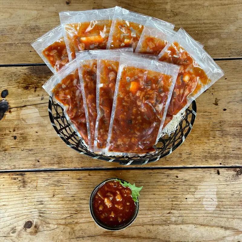 たこ七味 9パック【たこ 珍味 おつまみ キムチ 惣菜 海鮮 いかの塩辛 珍味 お取り寄せ 御中元 お中元 お歳暮 父の日 母の日 贈り物 日本酒 焼酎 たこ】【神奈川県小田原市早川】