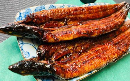 国産うなぎの蒲焼×1尾（頭付き）鰻 ウナギ かば焼き 島根県松江市/うなぎの源内[ALHE001]